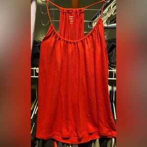 Red tank top